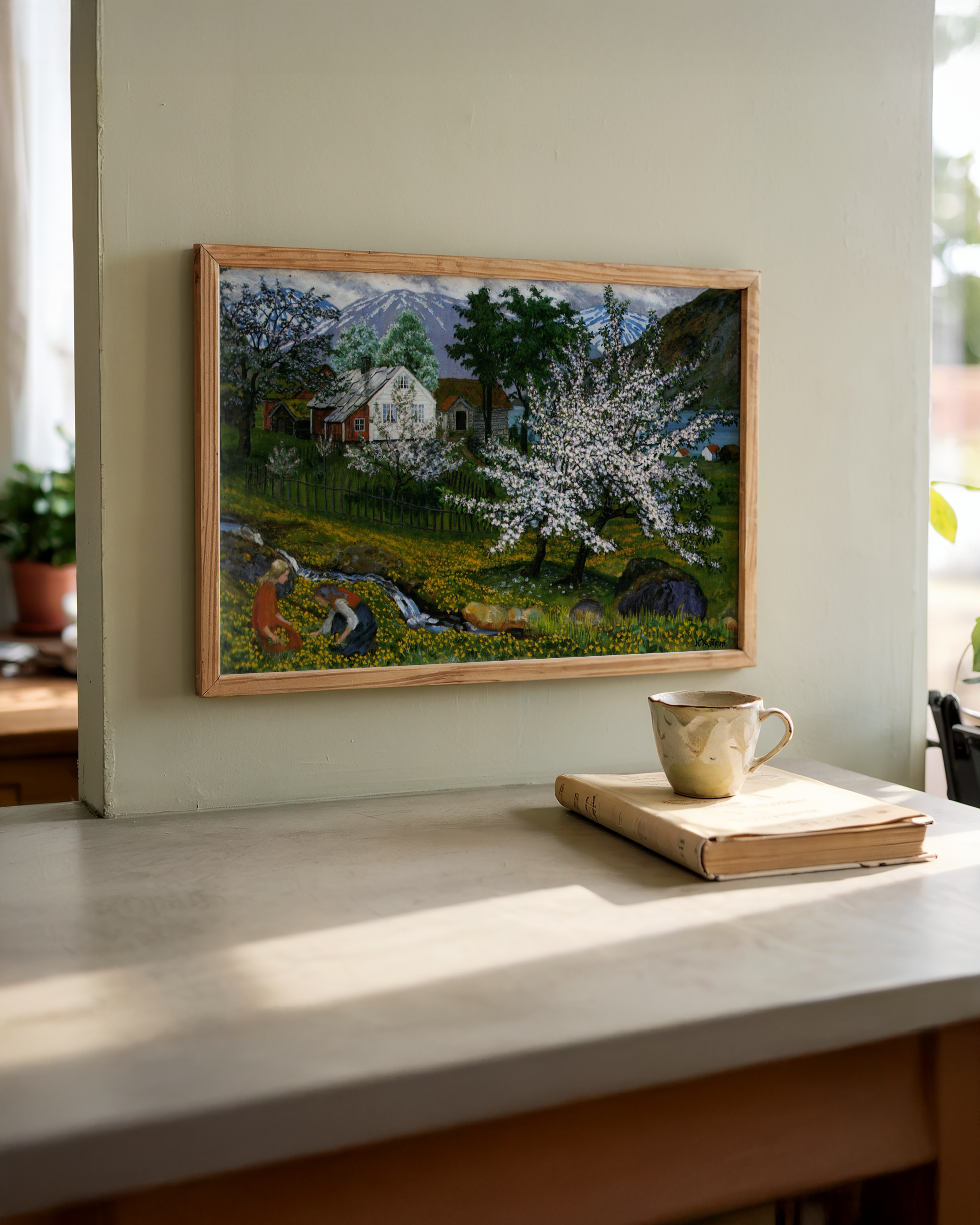 Nikolai Astrup - Epletrær i blomst