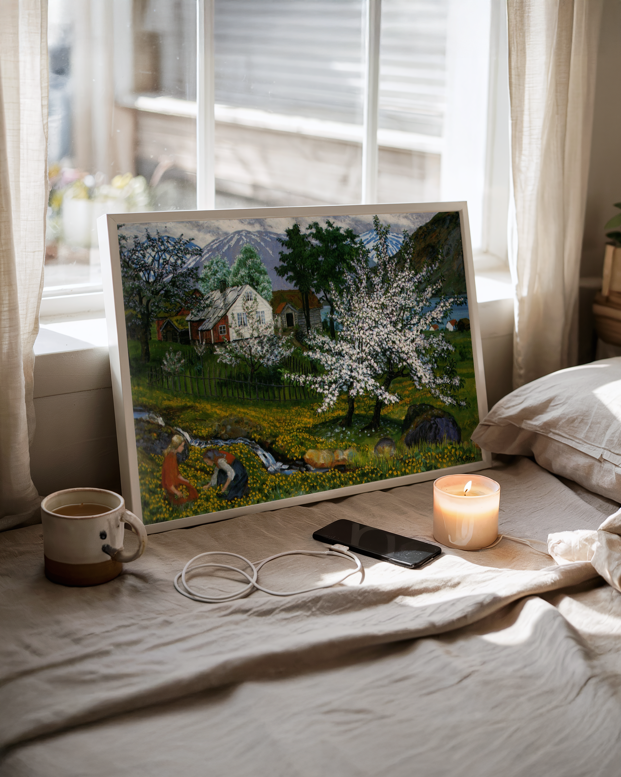 Nikolai Astrup - Epletrær i blomst
