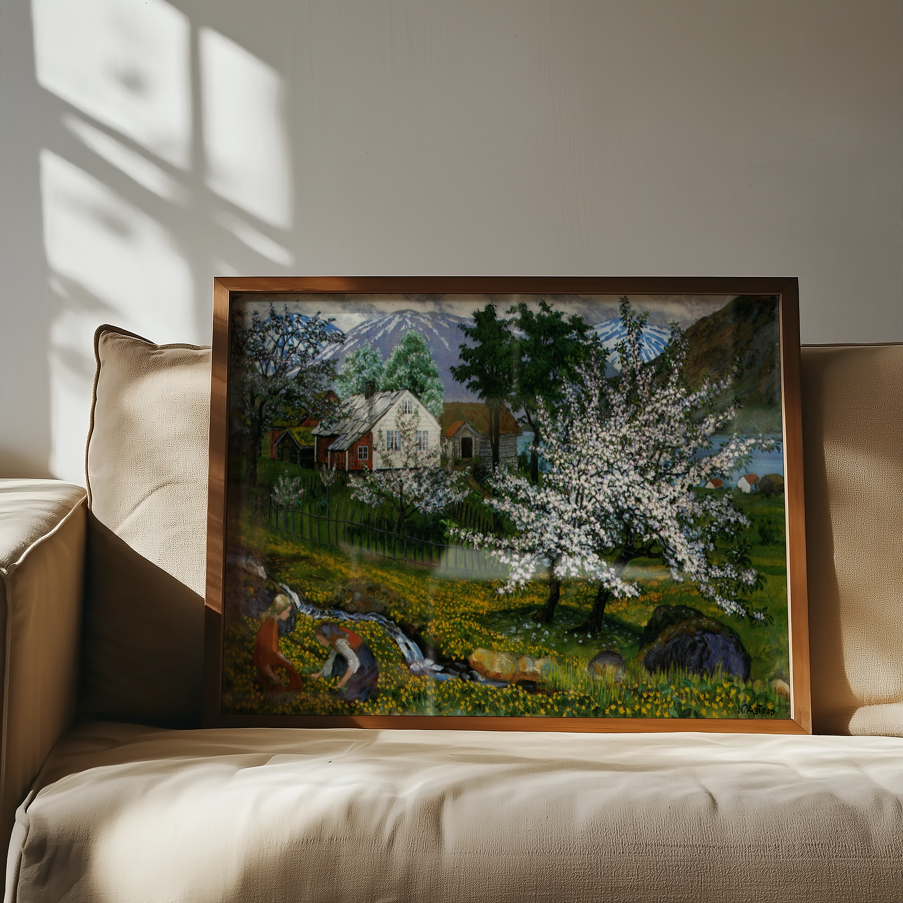 Nikolai Astrup - Epletrær i blomst