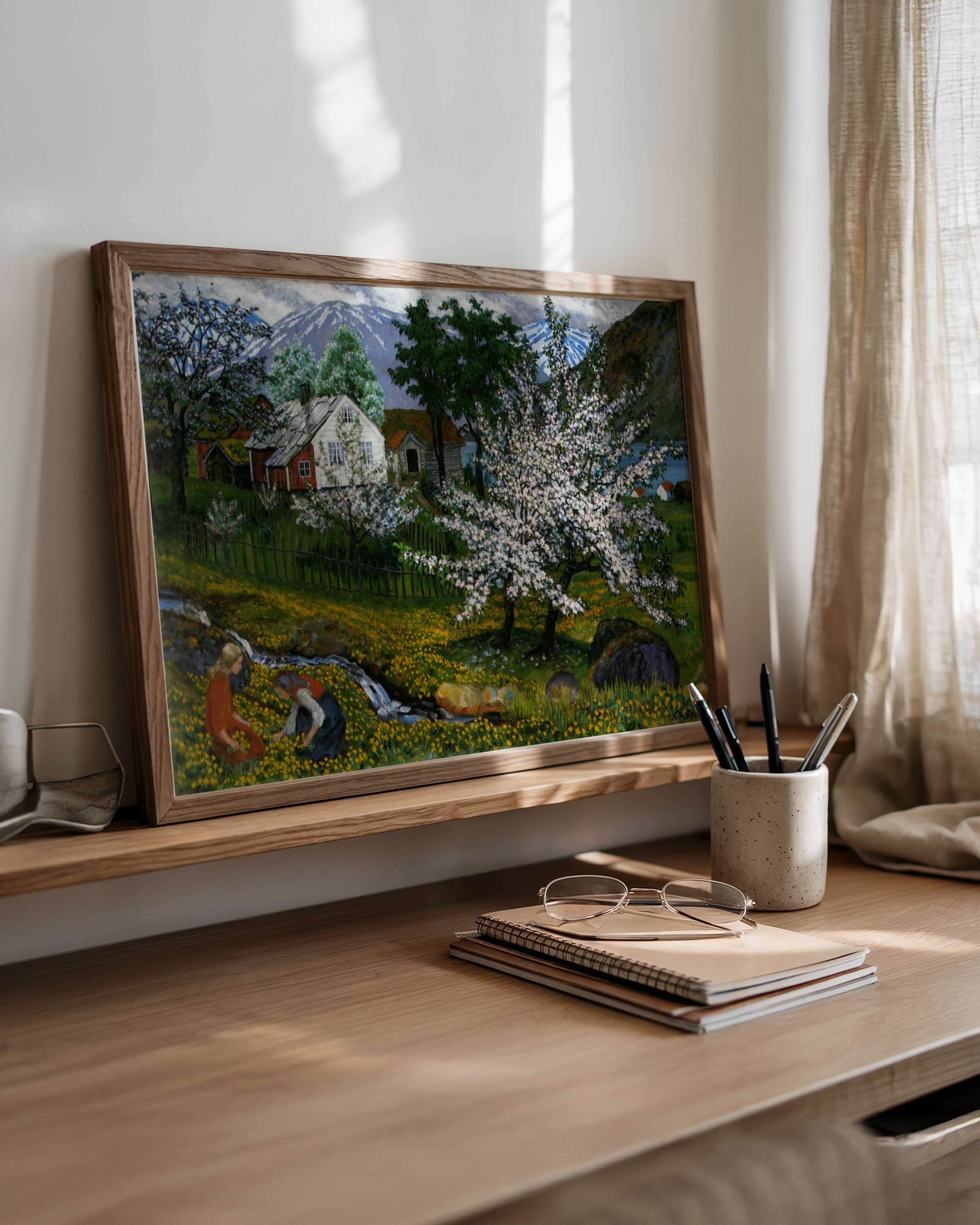 Nikolai Astrup - Epletrær i blomst