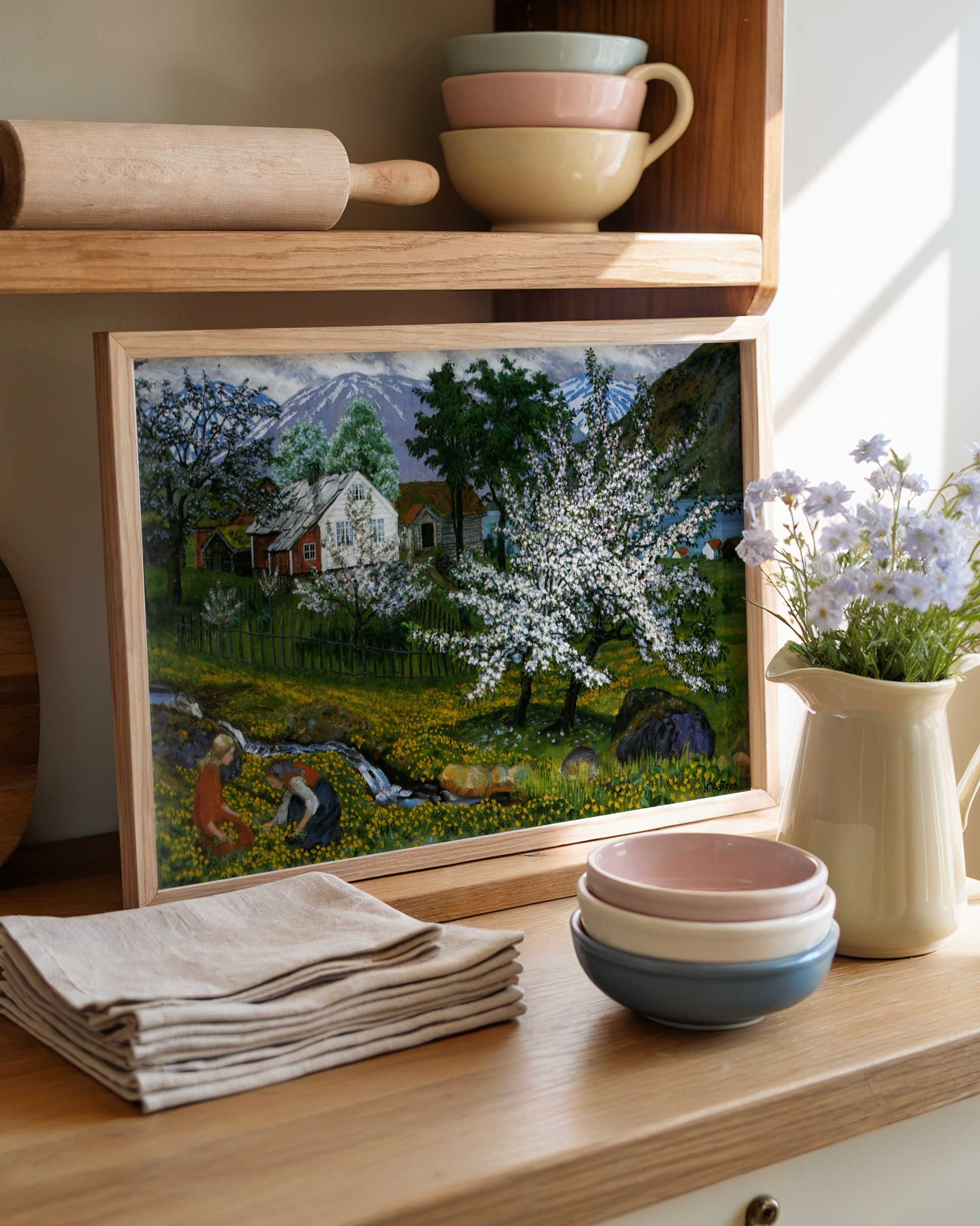 Nikolai Astrup - Epletrær i blomst