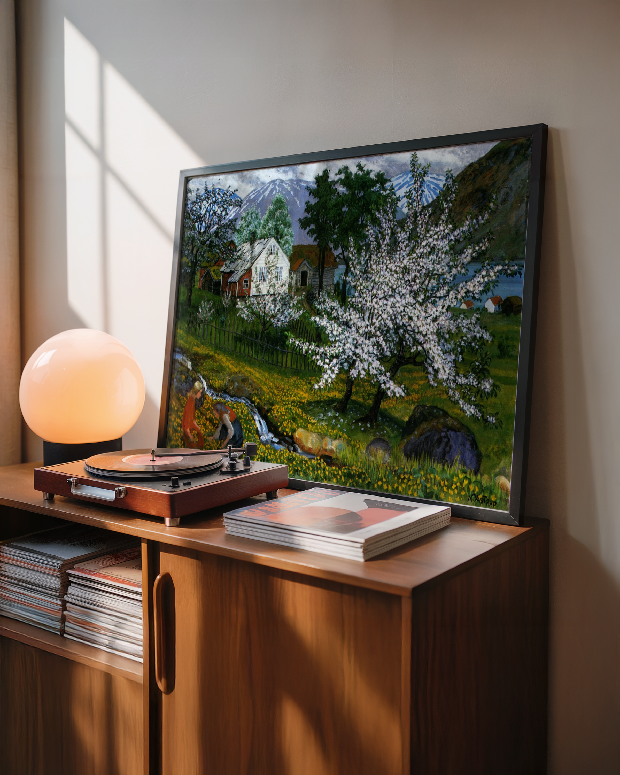 Nikolai Astrup - Epletrær i blomst