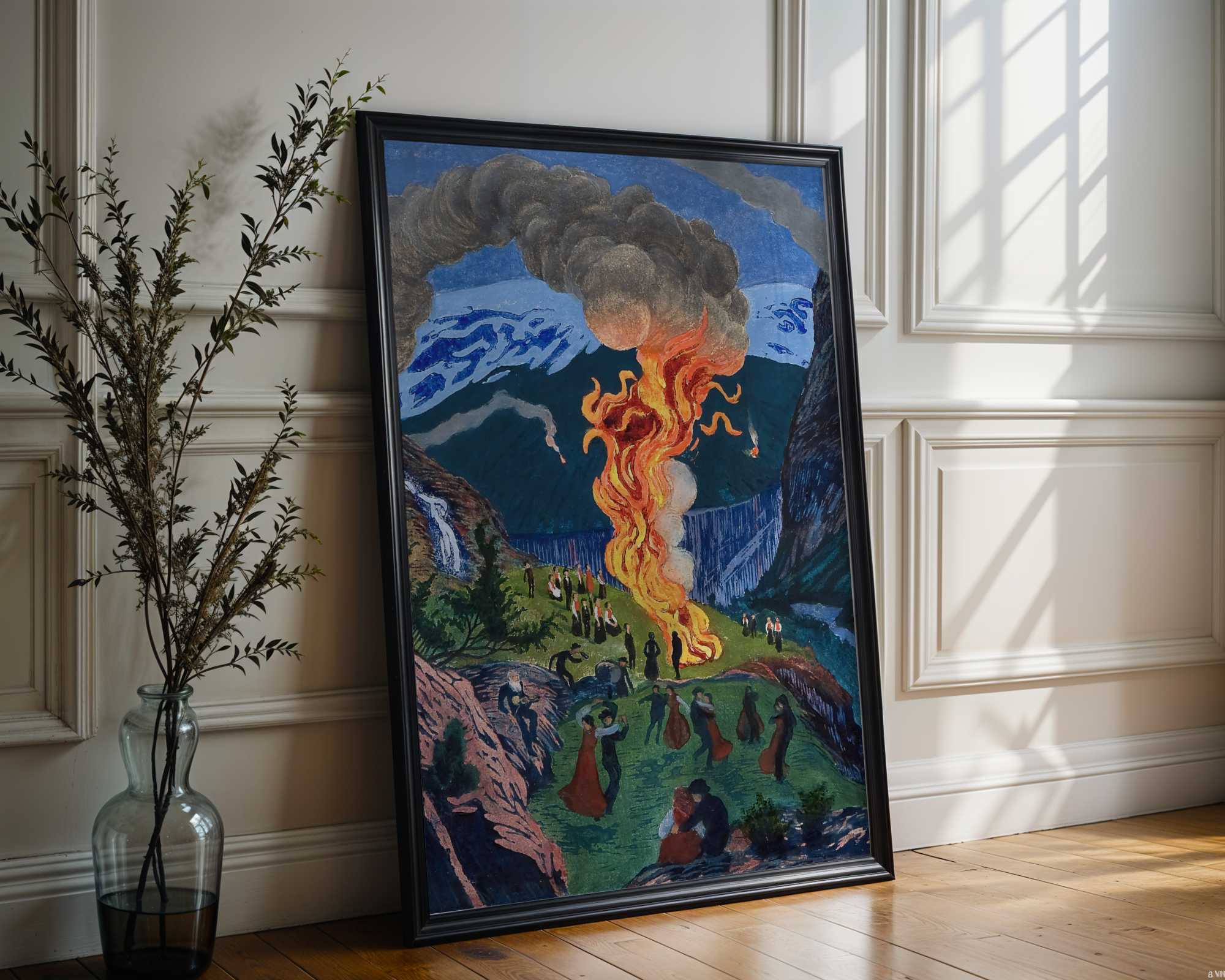 Nikolai Astrup - Midsummer Eve Bonfire