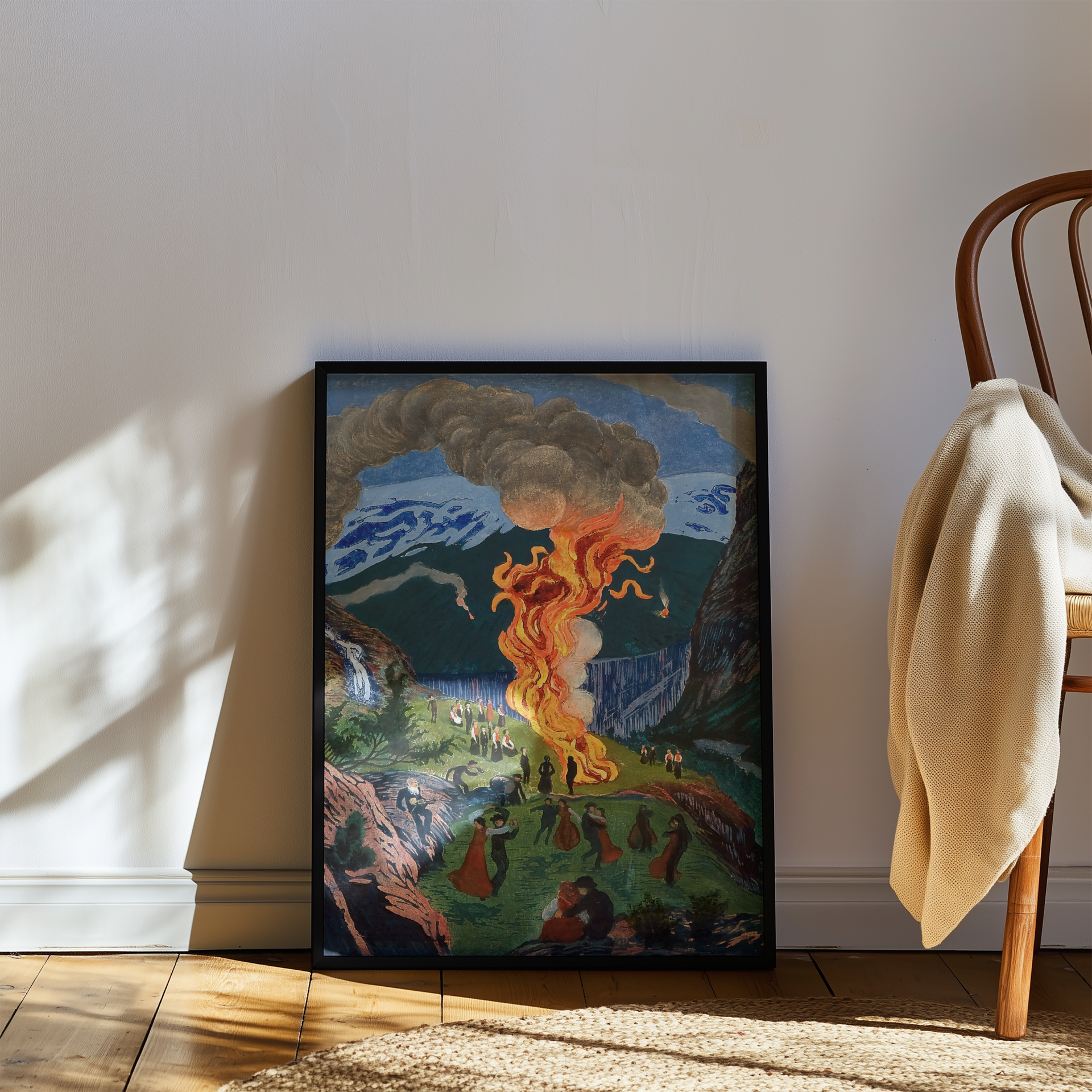 Nikolai Astrup - Midsummer Eve Bonfire