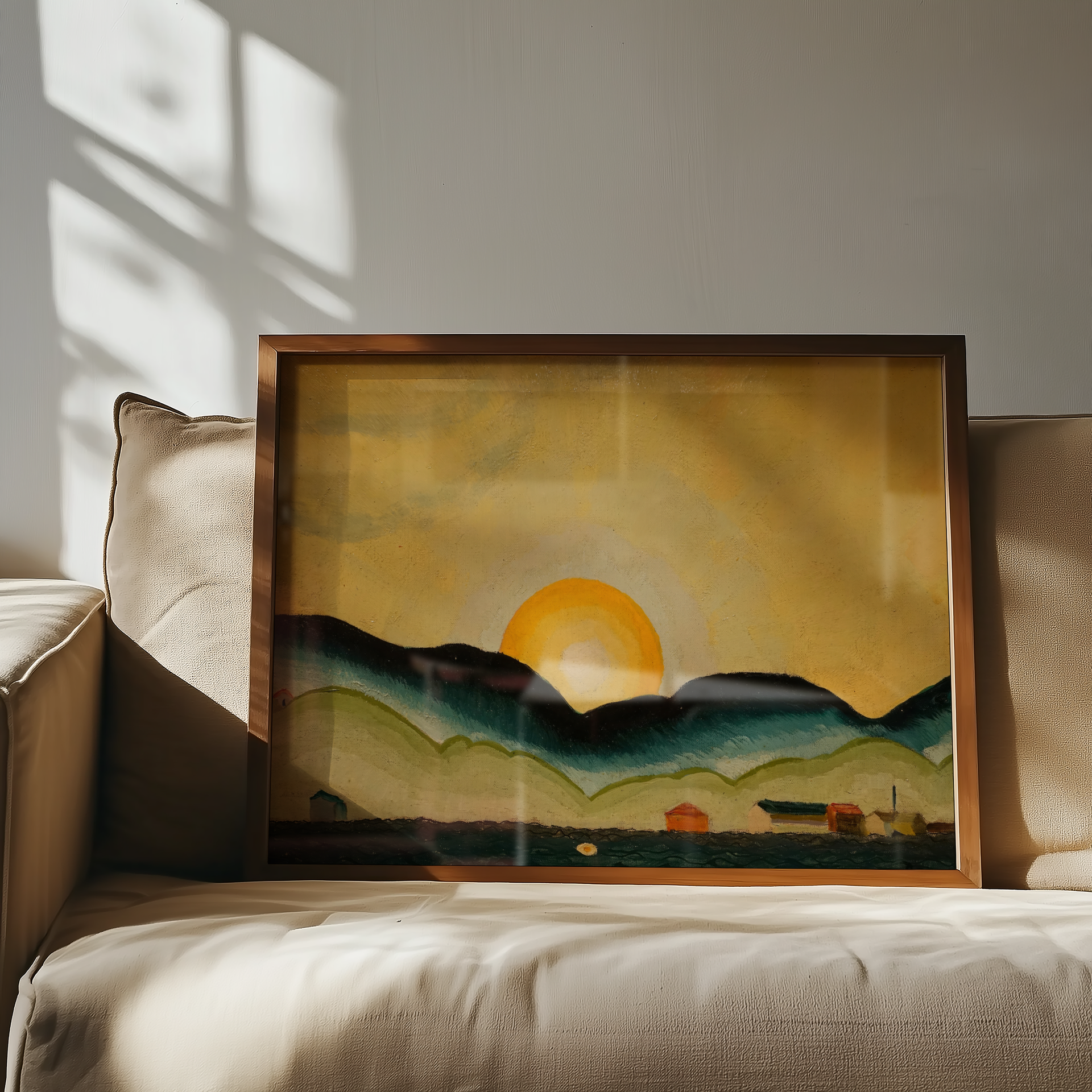 Arthur Dove - Sunrise Northport Harbor (1929)
