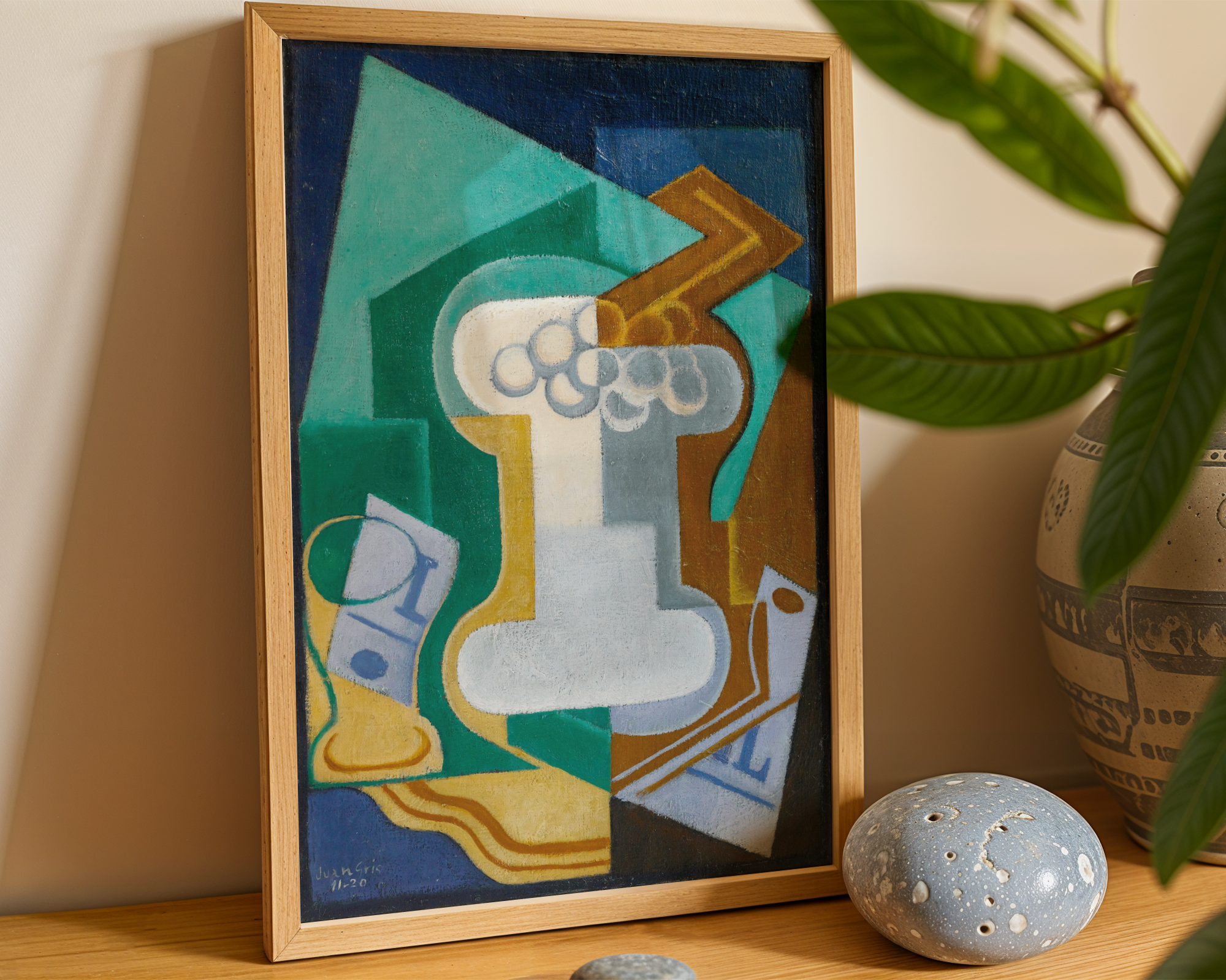 Juan Gris - Verre et fruits (Glass og frukt) 1920