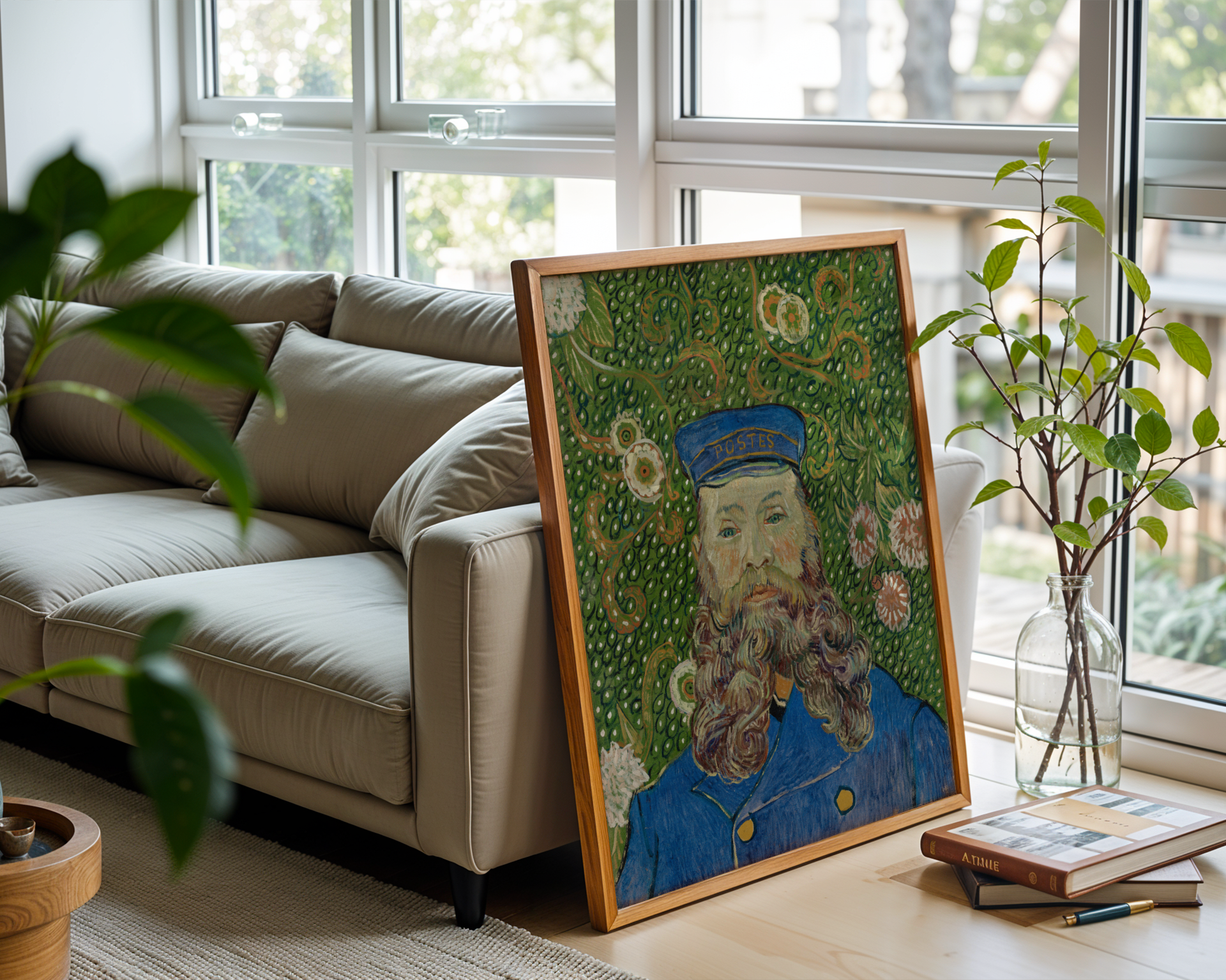 Vincent van Gogh - Portrett av postbudet Joseph Roulin
