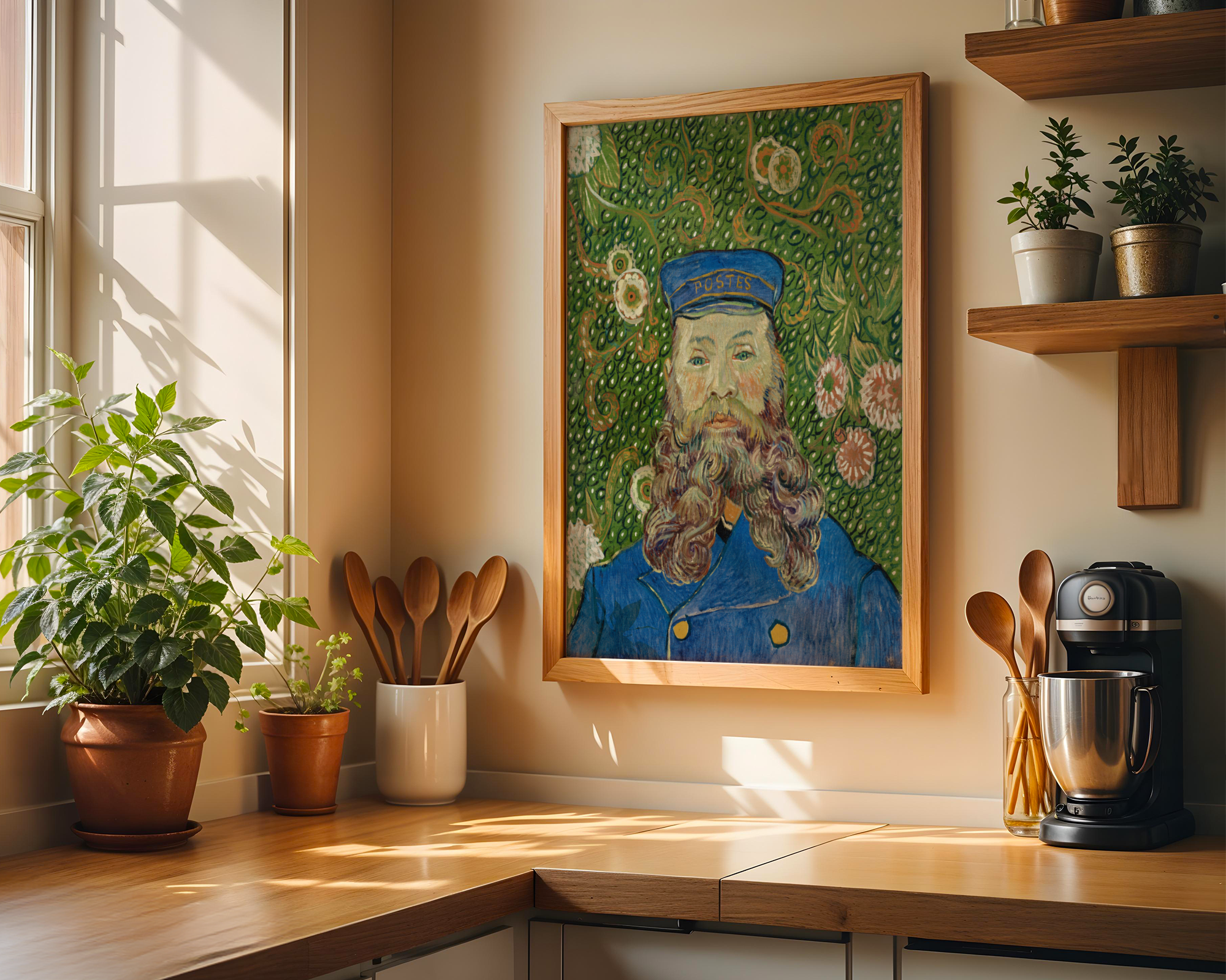 Vincent van Gogh - Portrett av postbudet Joseph Roulin