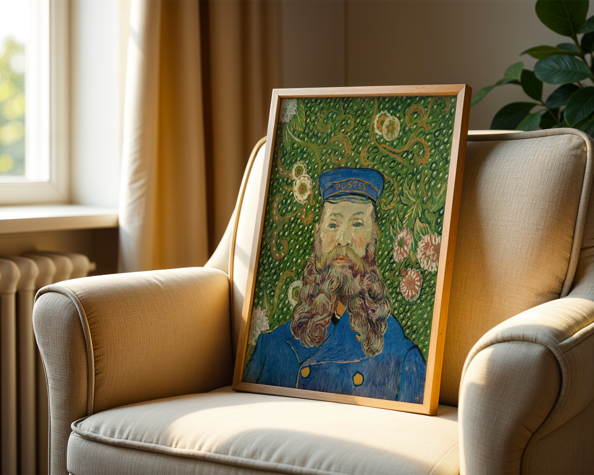 Vincent van Gogh - Portrett av postbudet Joseph Roulin