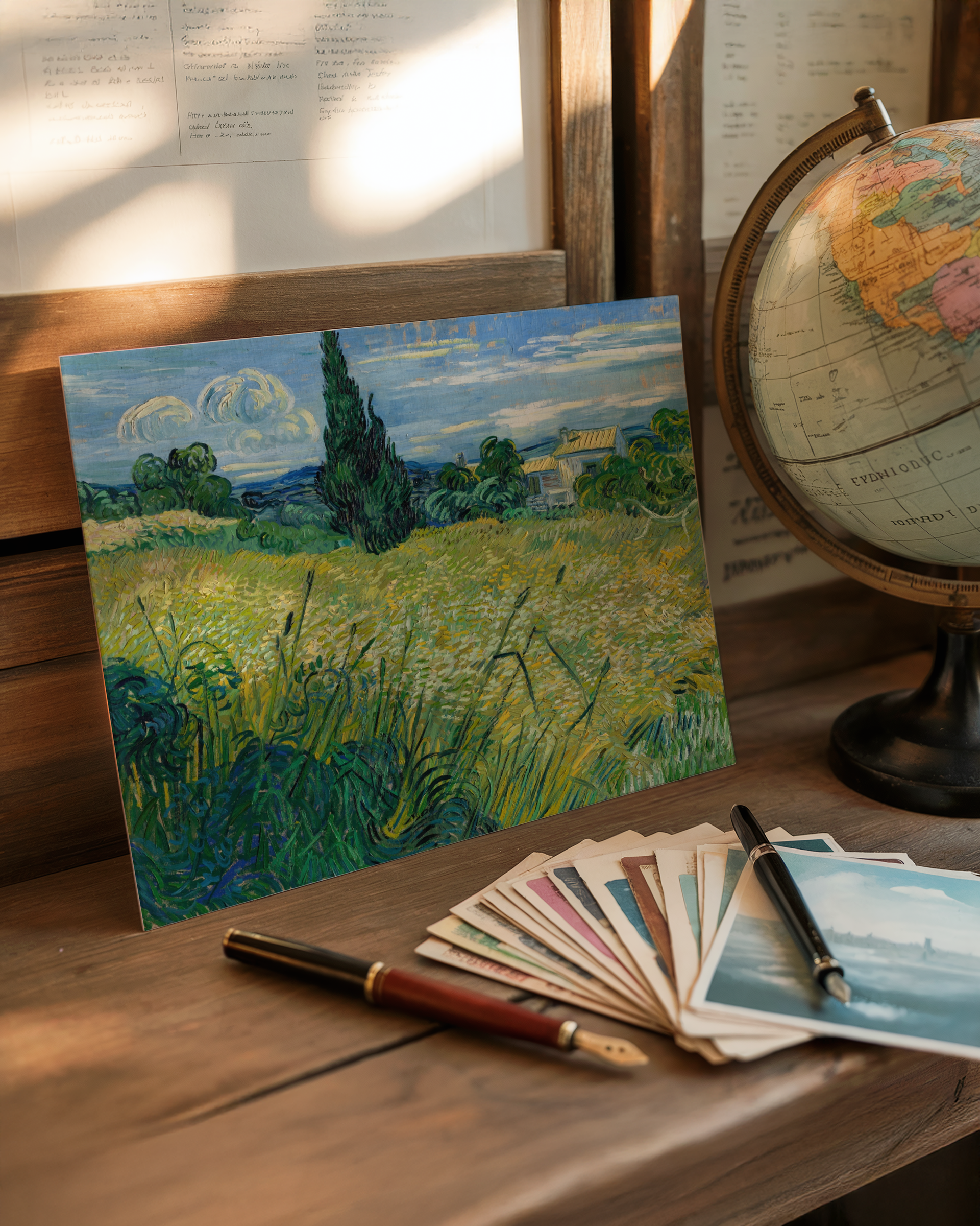 Vincent van Gogh - Hvetemark med sypresser