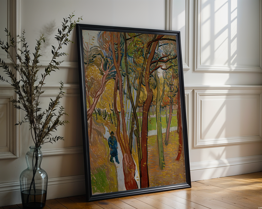 Vincent van Gogh - The Garden of Saint Paul's Hospital ('Leaf-Fall') 1889