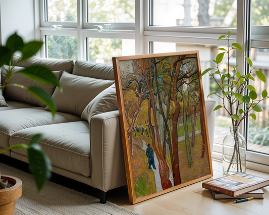 Vincent van Gogh - The Garden of Saint Paul's Hospital ('Leaf-Fall') 1889