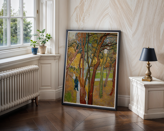 Vincent van Gogh - The Garden of Saint Paul's Hospital ('Leaf-Fall') 1889