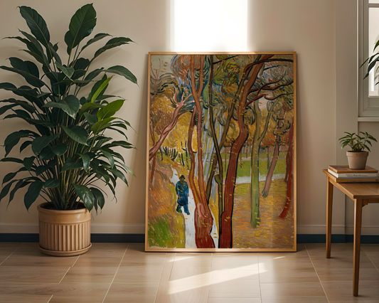 Vincent van Gogh - The Garden of Saint Paul's Hospital ('Leaf-Fall') 1889