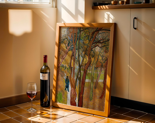 Vincent van Gogh - The Garden of Saint Paul's Hospital ('Leaf-Fall') 1889