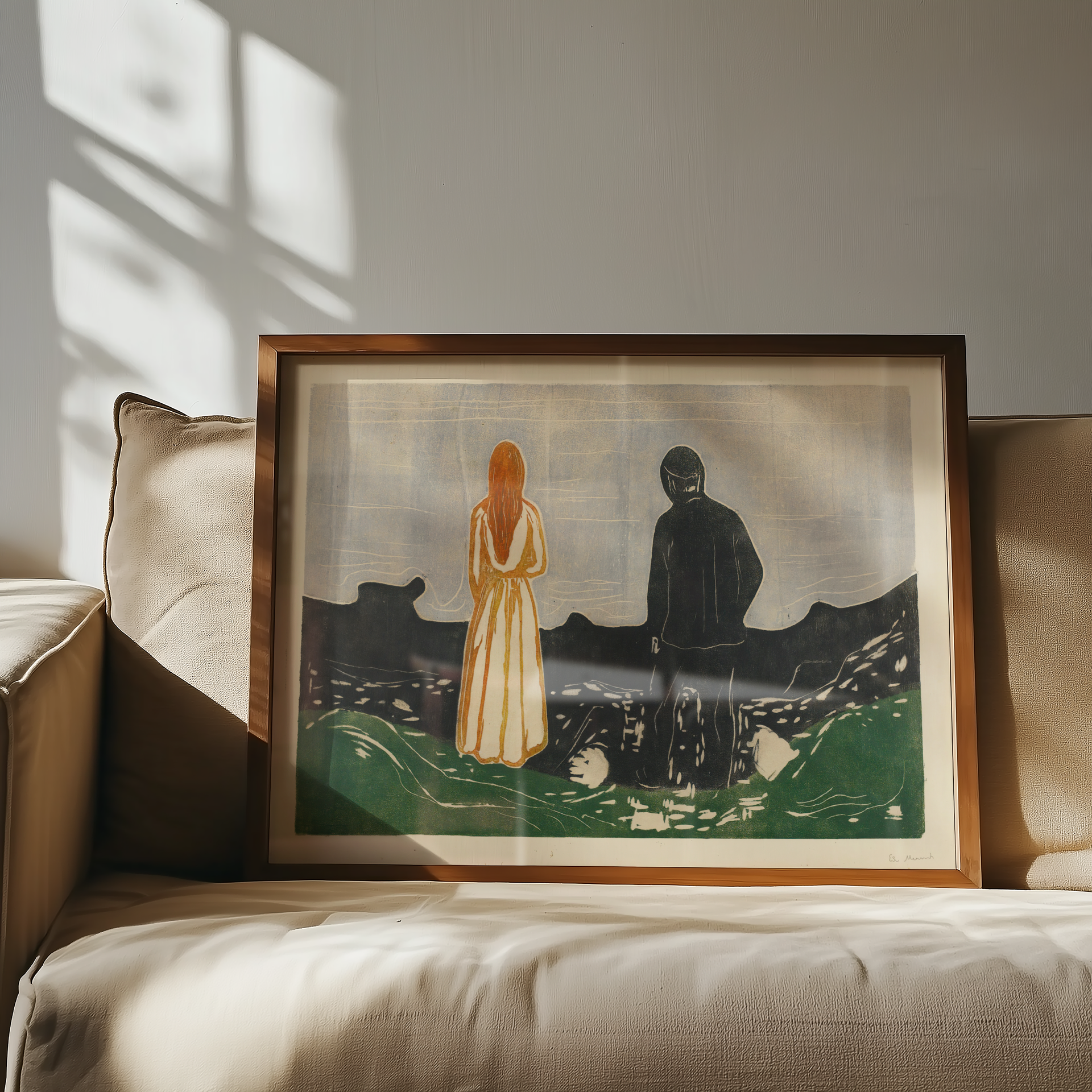 Edvard Munch - To mennesker. De ensomme