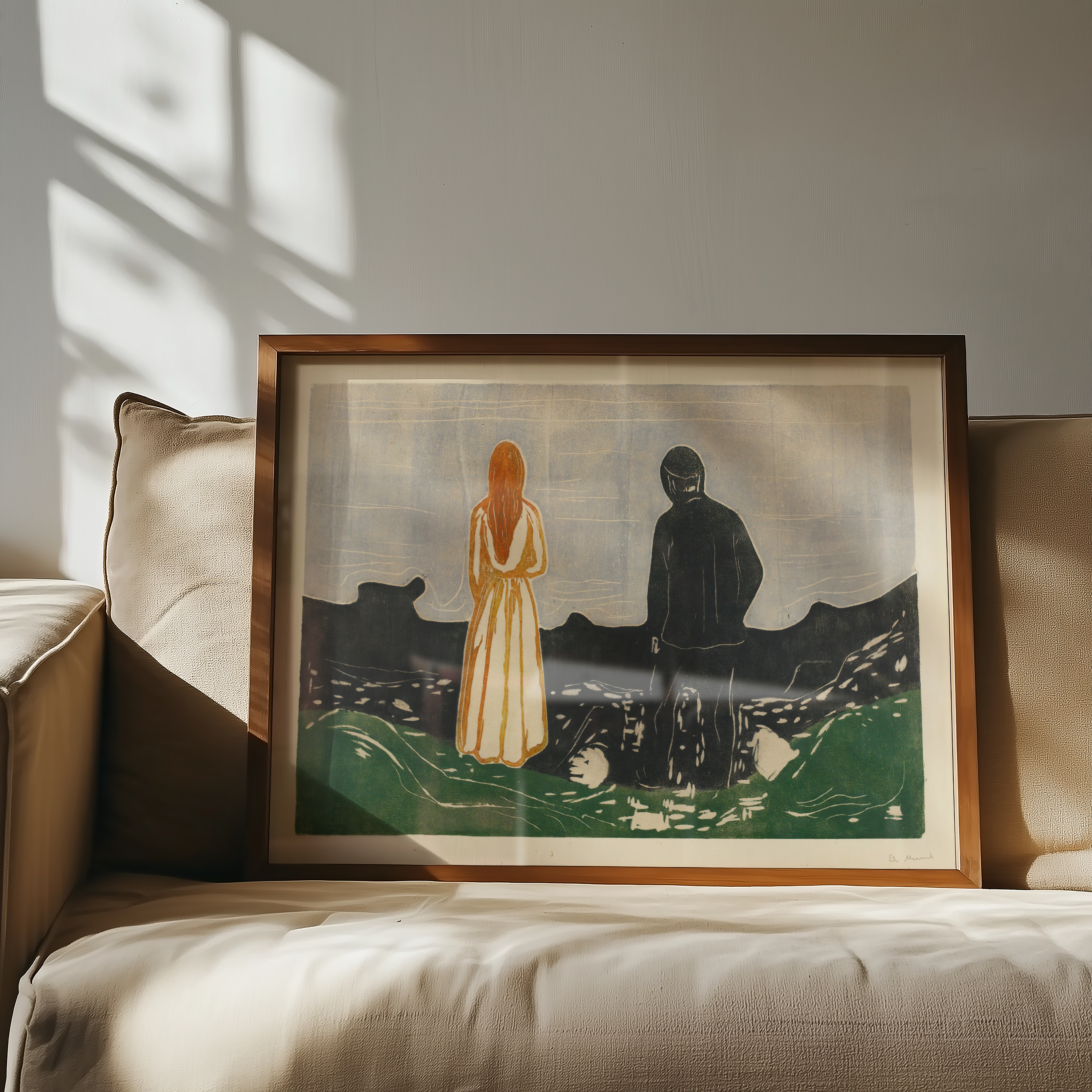 Edvard Munch - To mennesker. De ensomme