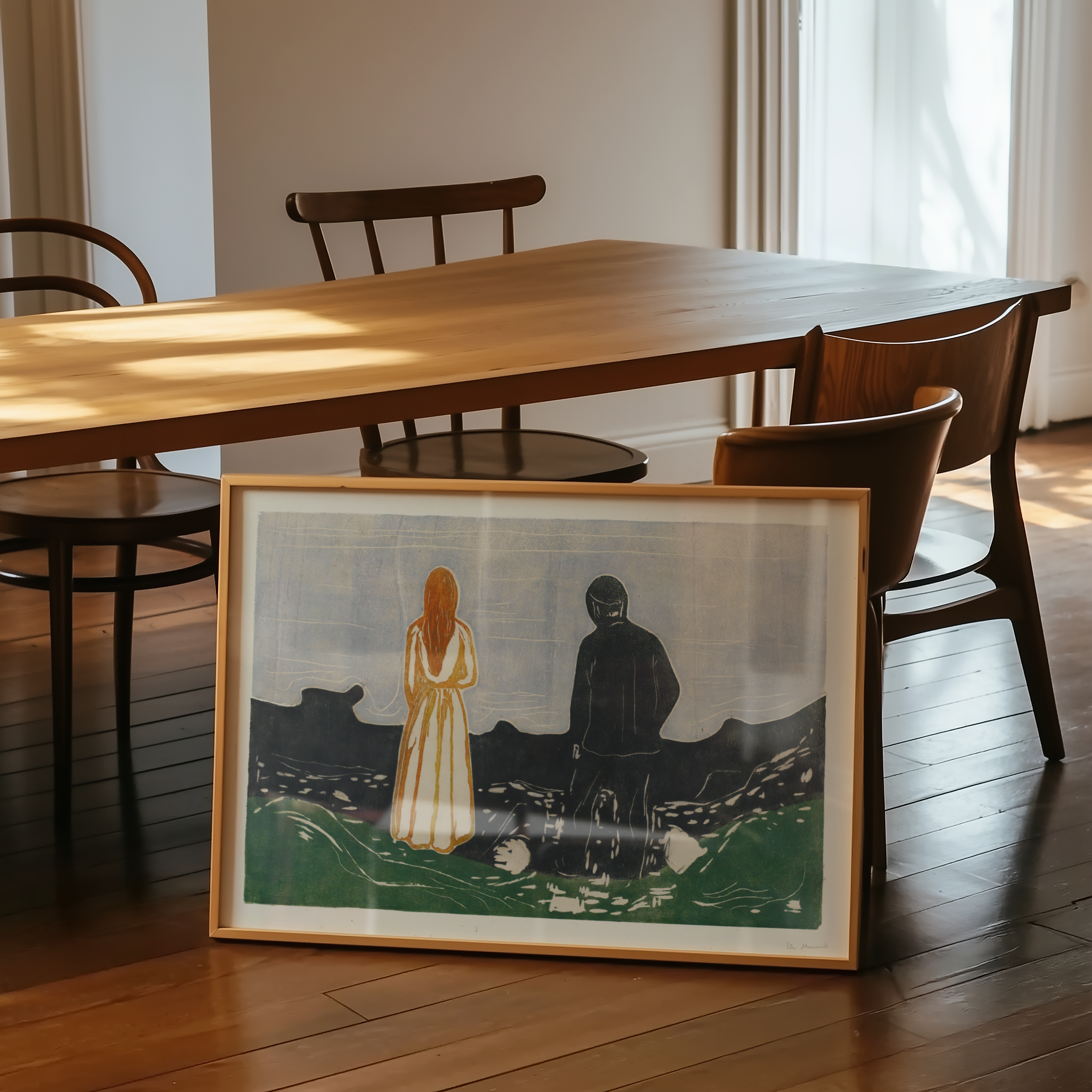 Edvard Munch - To mennesker. De ensomme
