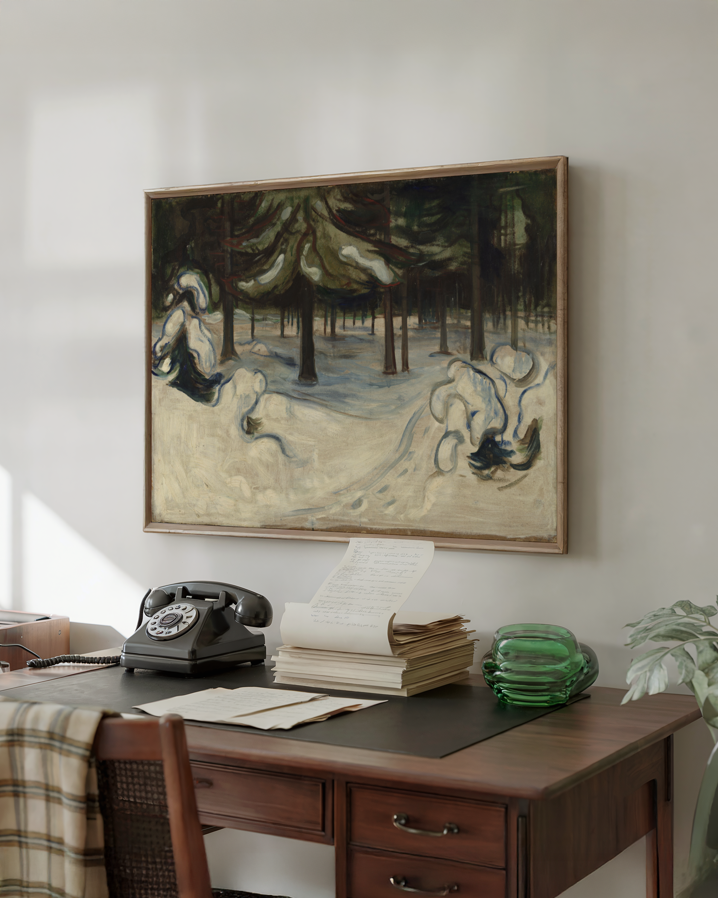 Edvard Munch - Vinter i skogen (1899)