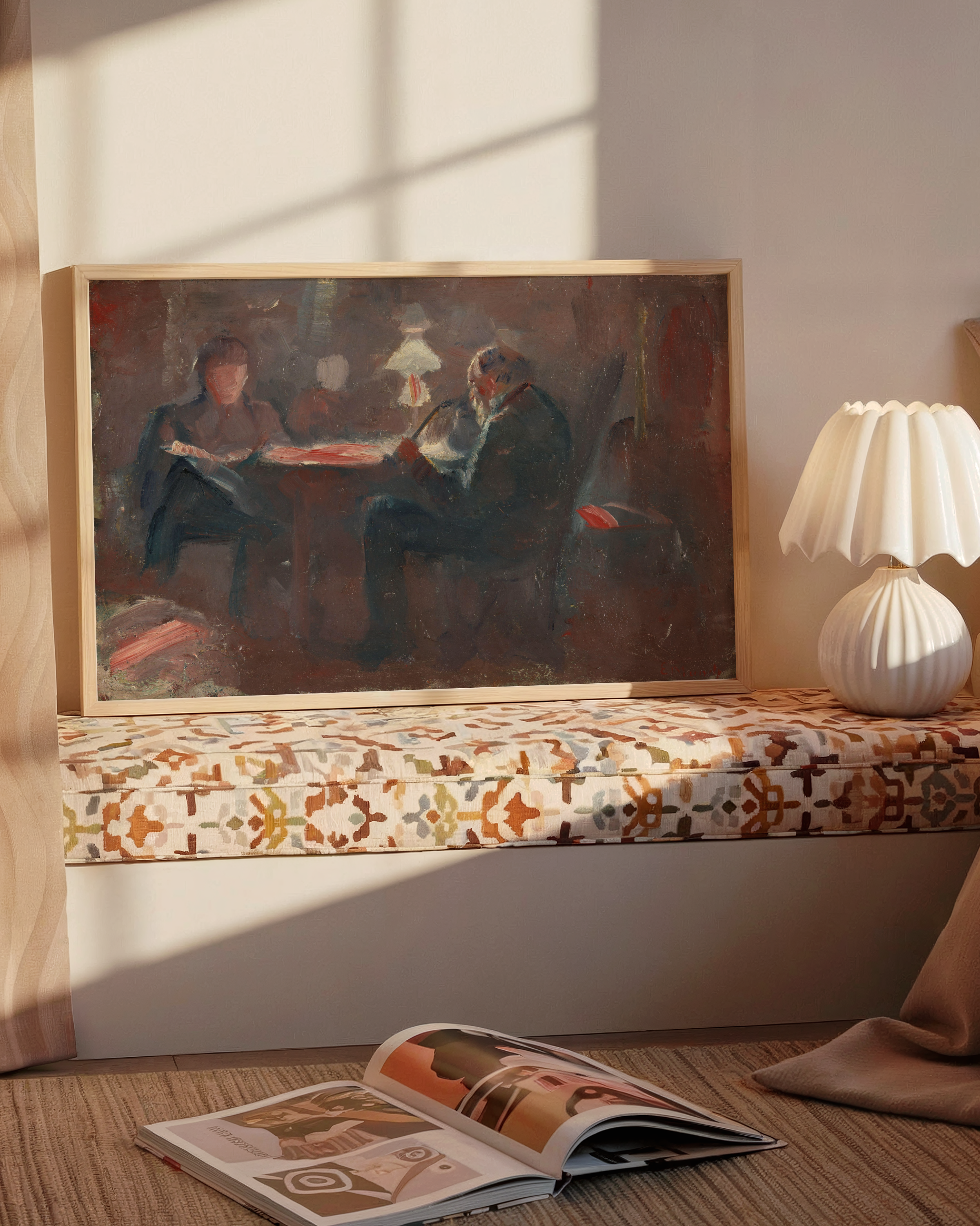Edvard Munch - Ved parafinlampen