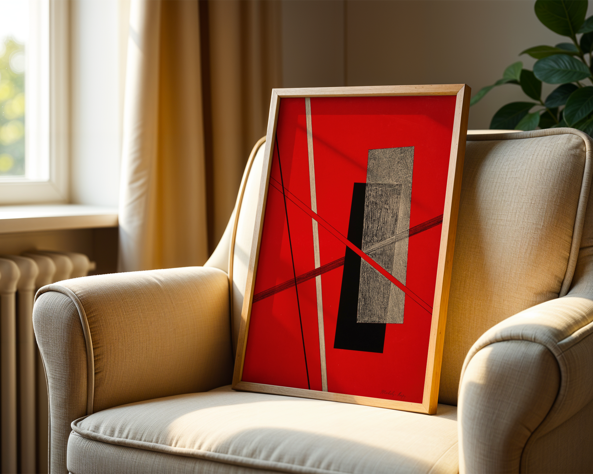 László Moholy-Nagy - Konstruksjon IV