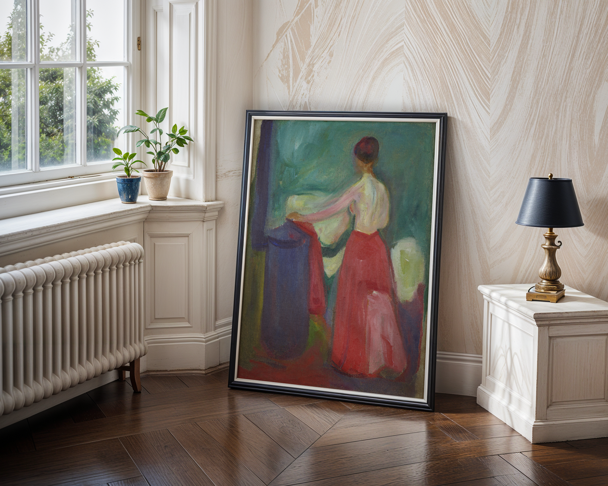 Edvard Munch - Nude with Red Skirt