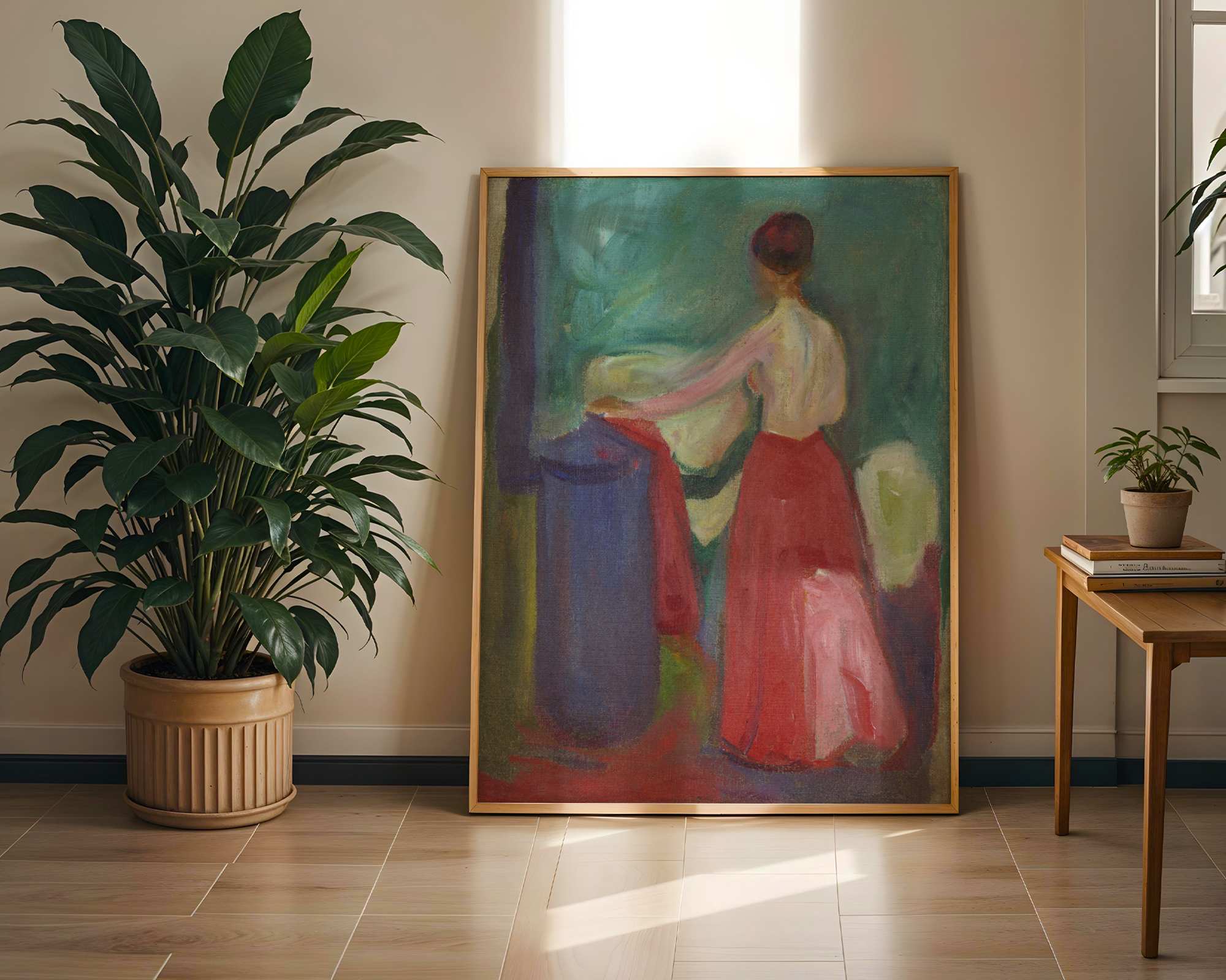 Edvard Munch - Nude with Red Skirt