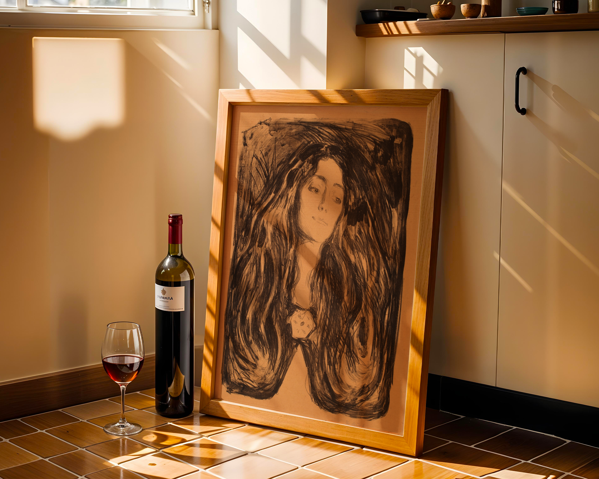 Edvard Munch - Brosjen. Eva Mudocci (1903)
