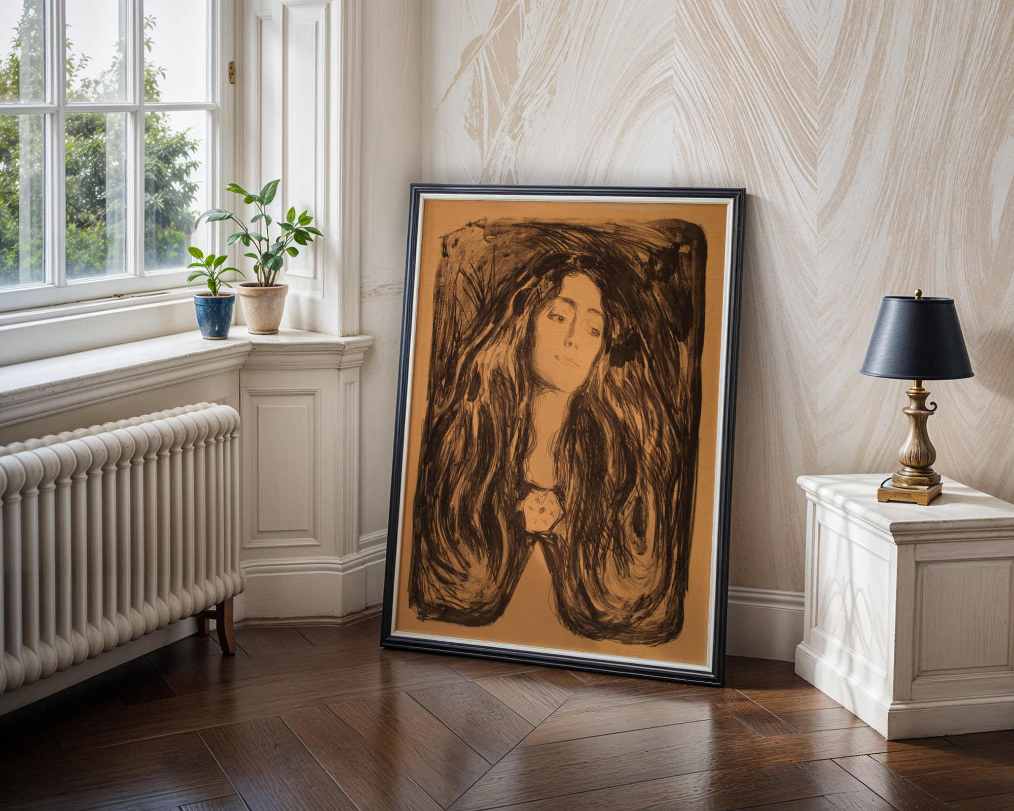 Edvard Munch - Brosjen. Eva Mudocci (1903)