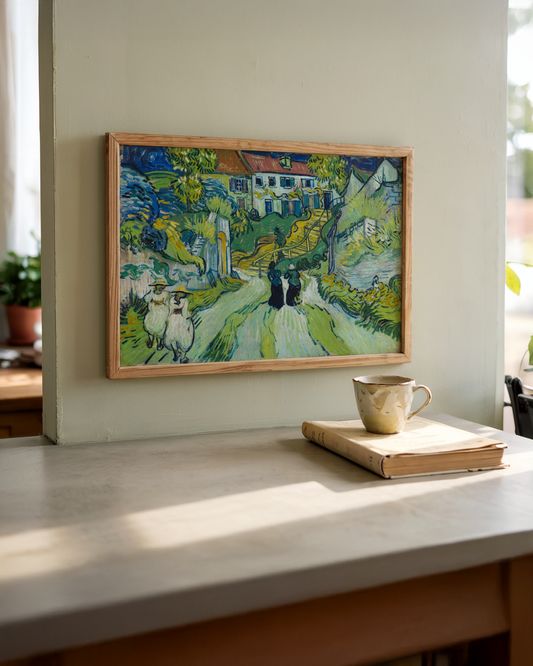 Vincent van Gogh - Stairway at Auvers