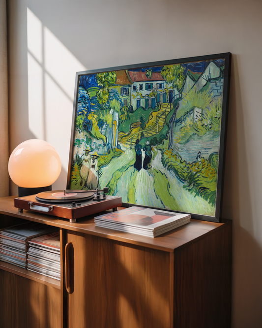 Vincent van Gogh - Stairway at Auvers