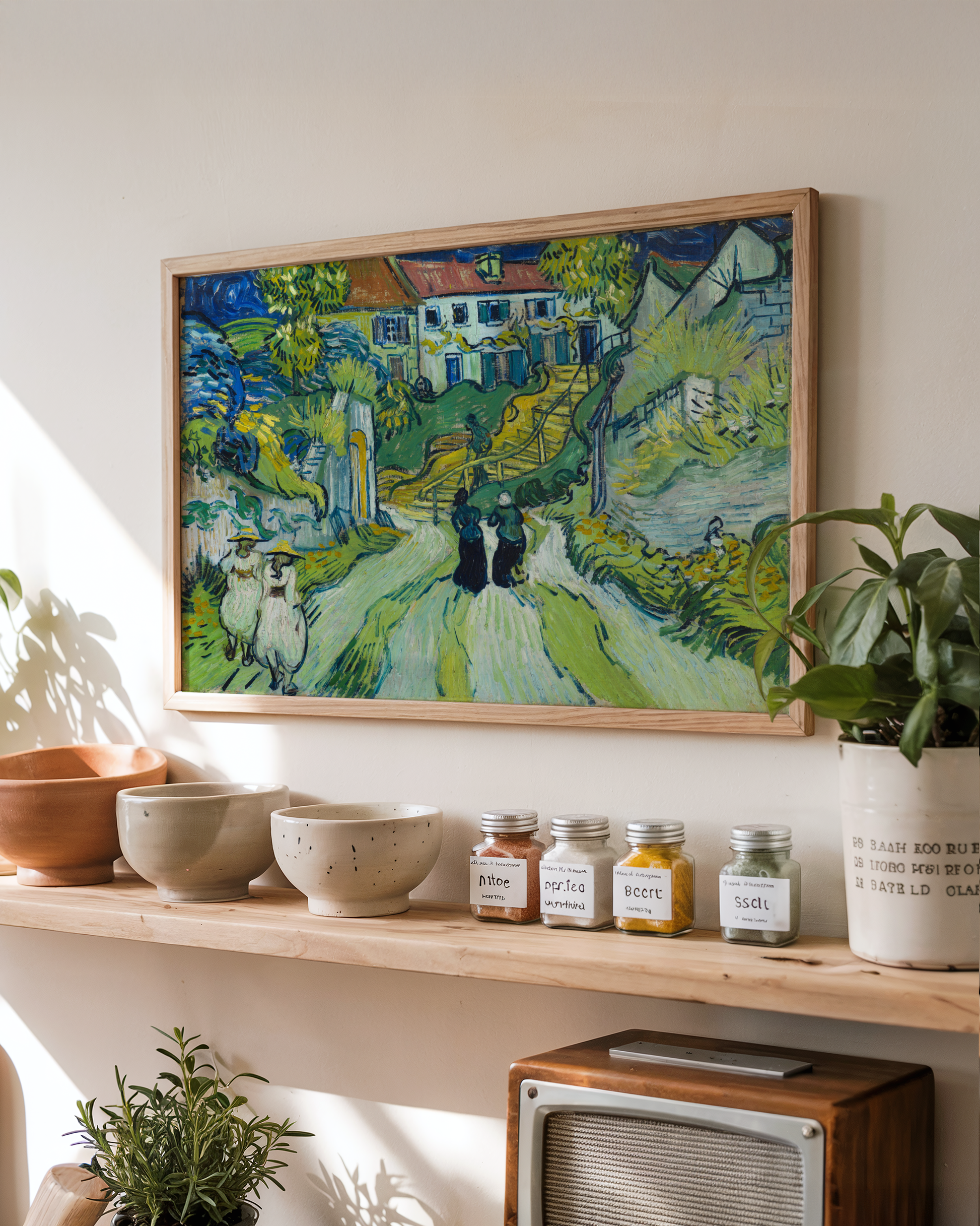 Vincent van Gogh - Stairway at Auvers