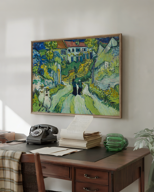 Vincent van Gogh - Stairway at Auvers