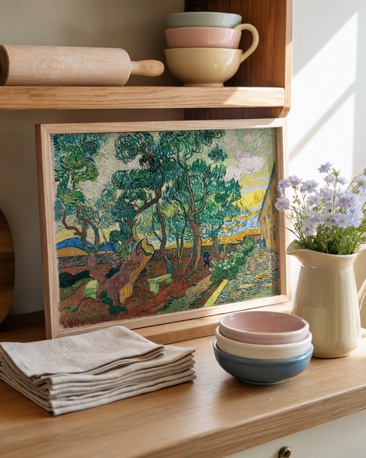 Vincent van Gogh - Le parc de l'hôpital, à Saint-Rémy (1889)