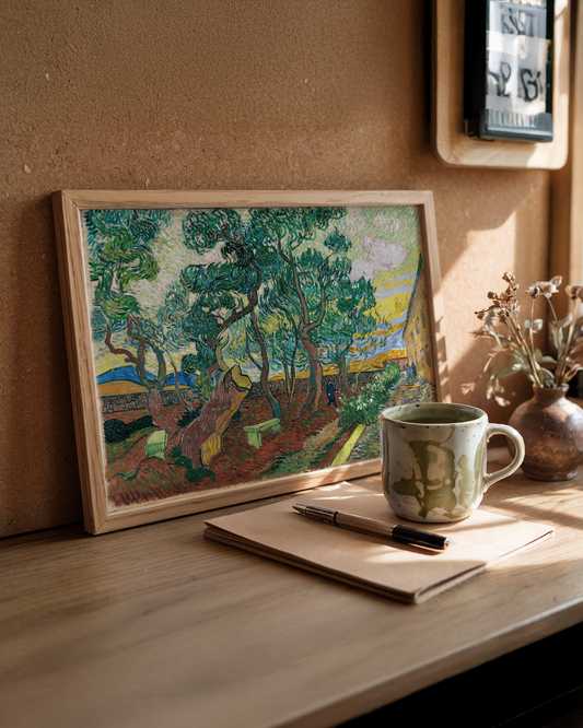 Vincent van Gogh - Le parc de l'hôpital, à Saint-Rémy (1889)