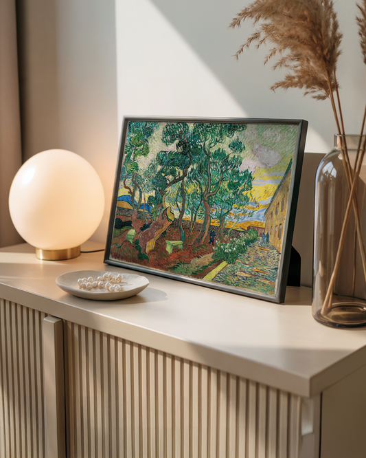 Vincent van Gogh - Le parc de l'hôpital, à Saint-Rémy (1889)