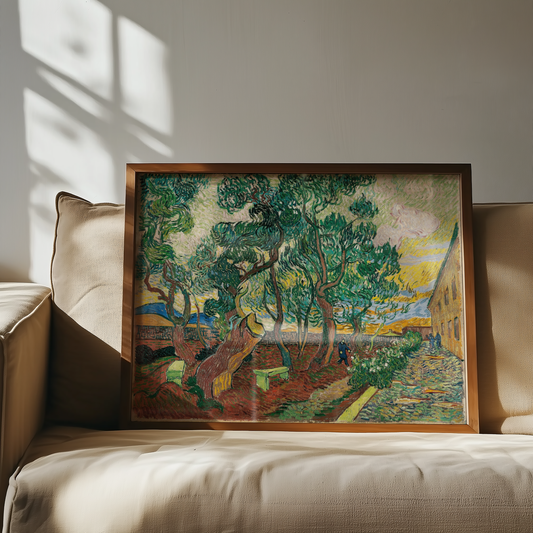 Vincent van Gogh - Le parc de l'hôpital, à Saint-Rémy (1889)