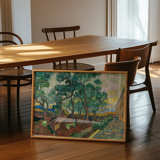 Vincent van Gogh - Le parc de l'hôpital, à Saint-Rémy (1889)