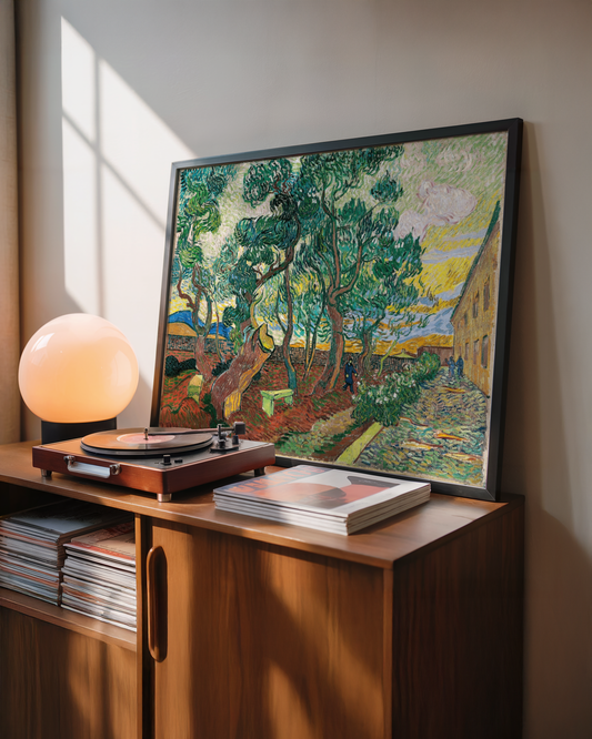 Vincent van Gogh - Le parc de l'hôpital, à Saint-Rémy (1889)