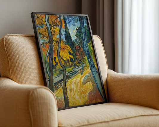 Vincent van Gogh - Hagen ved asylet i Saint-Rémy (1889)