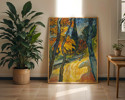 Vincent van Gogh - Hagen ved asylet i Saint-Rémy (1889)