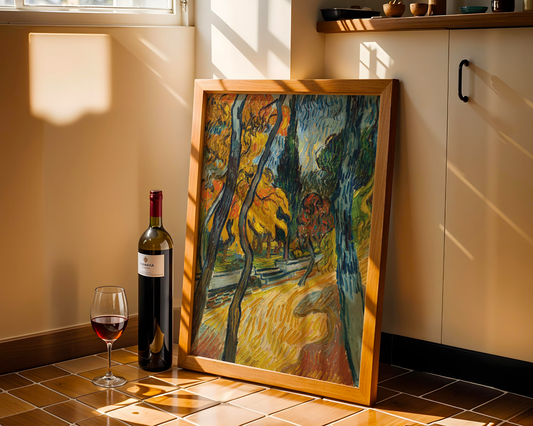 Vincent van Gogh - Hagen ved asylet i Saint-Rémy (1889)