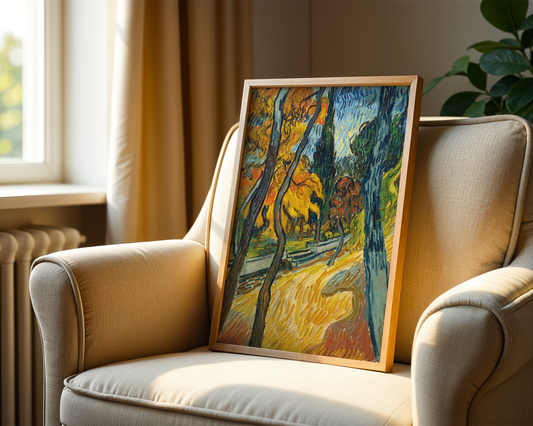 Vincent van Gogh - Hagen ved asylet i Saint-Rémy (1889)