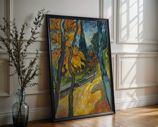 Vincent van Gogh - Hagen ved asylet i Saint-Rémy (1889)