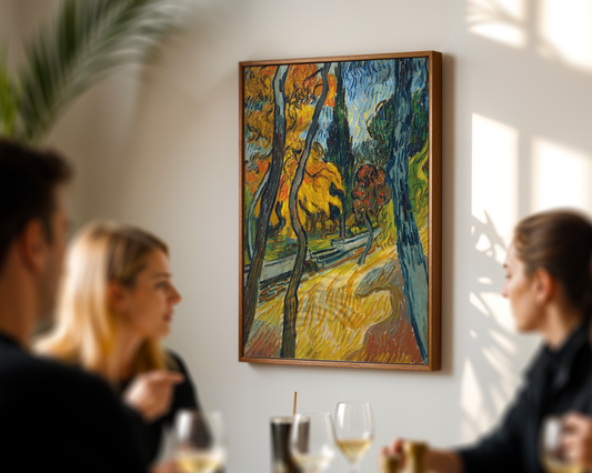 Vincent van Gogh - Hagen ved asylet i Saint-Rémy (1889)