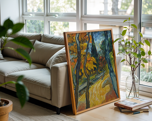 Vincent van Gogh - Hagen ved asylet i Saint-Rémy (1889)