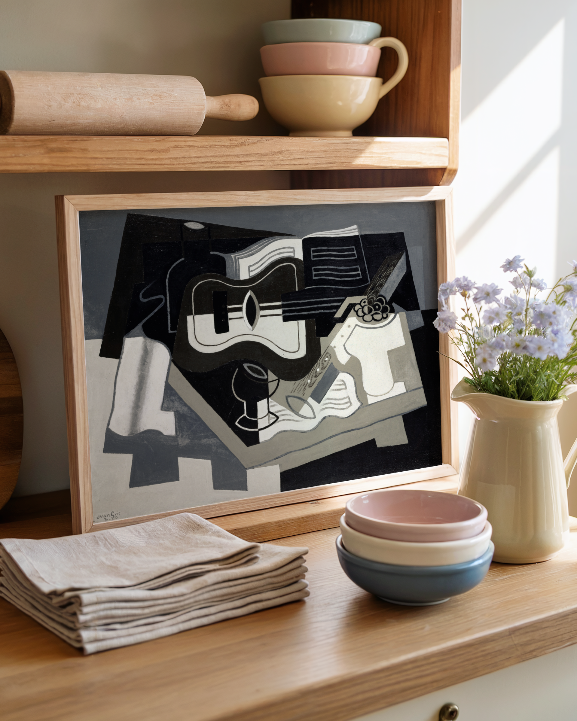 Juan Gris - Gitar og klarinett (1920)