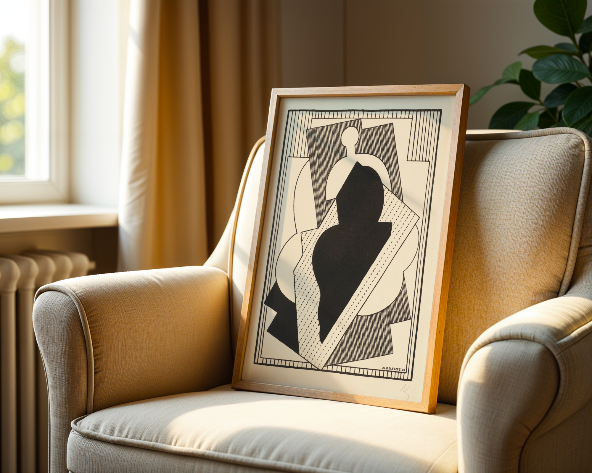 Albert Gleizes - Cubist Composition (Centre Noir)