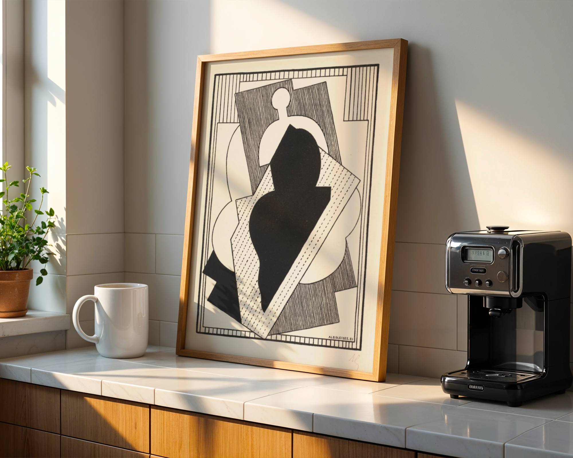 Albert Gleizes - Cubist Composition (Centre Noir)