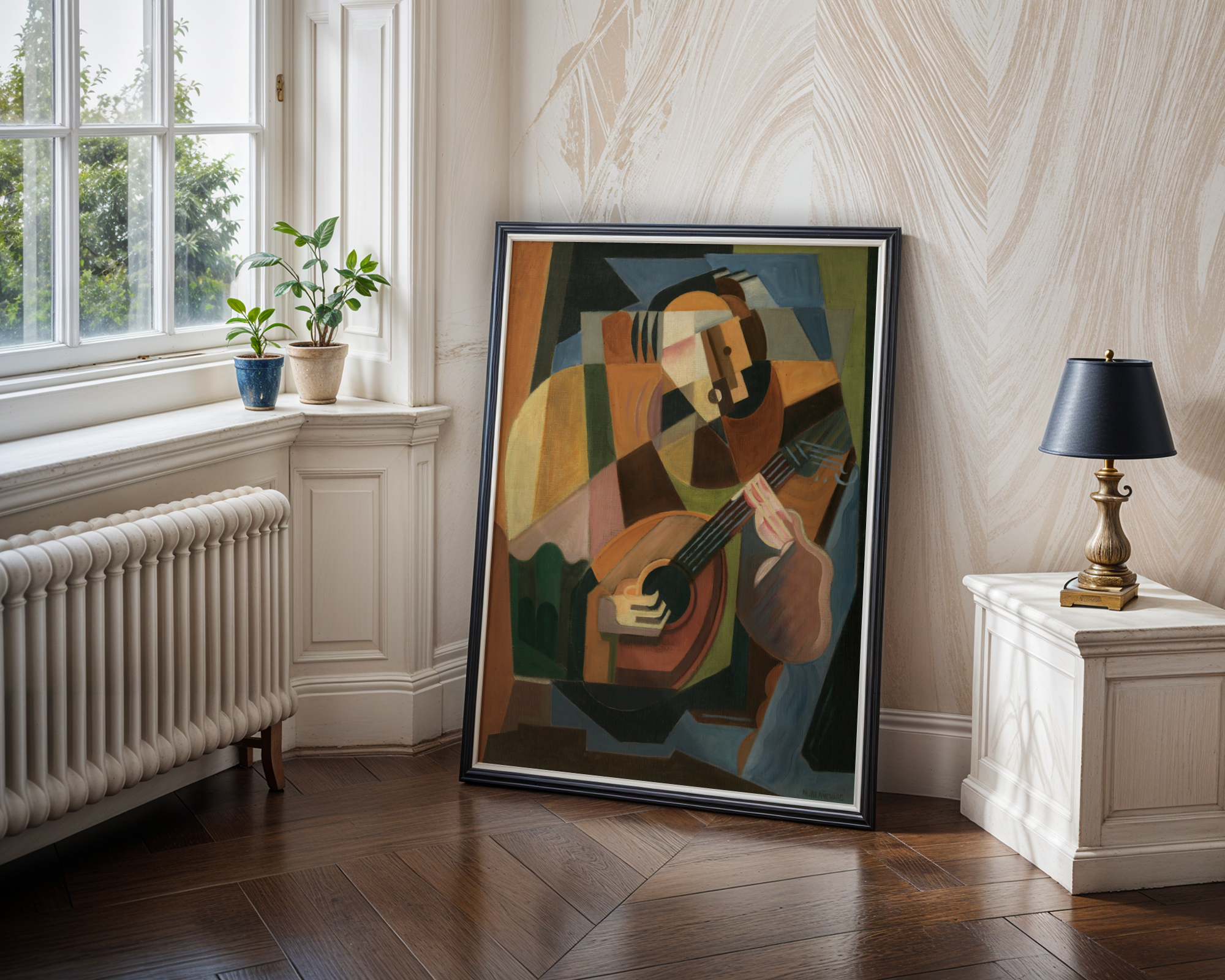 María Blanchard - The Lute Player (1917-1918)